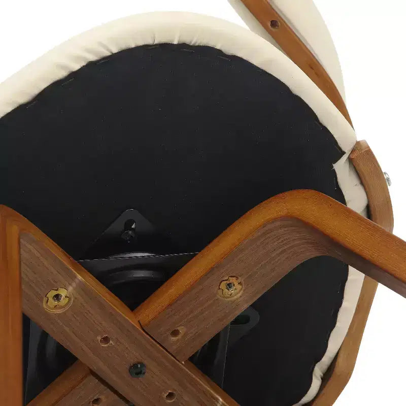 Chaise de salle à manger en cuir rembourrée avec cadre en bois massif, chaise d'appoint moderne pour la cuisine et la salle à manger