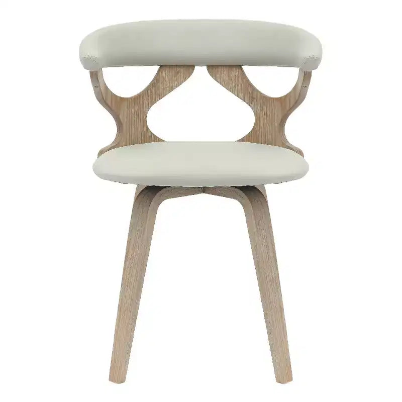 Chaise de salle à manger en cuir rembourrée avec cadre en bois massif, chaise d'appoint moderne pour la cuisine et la salle à manger