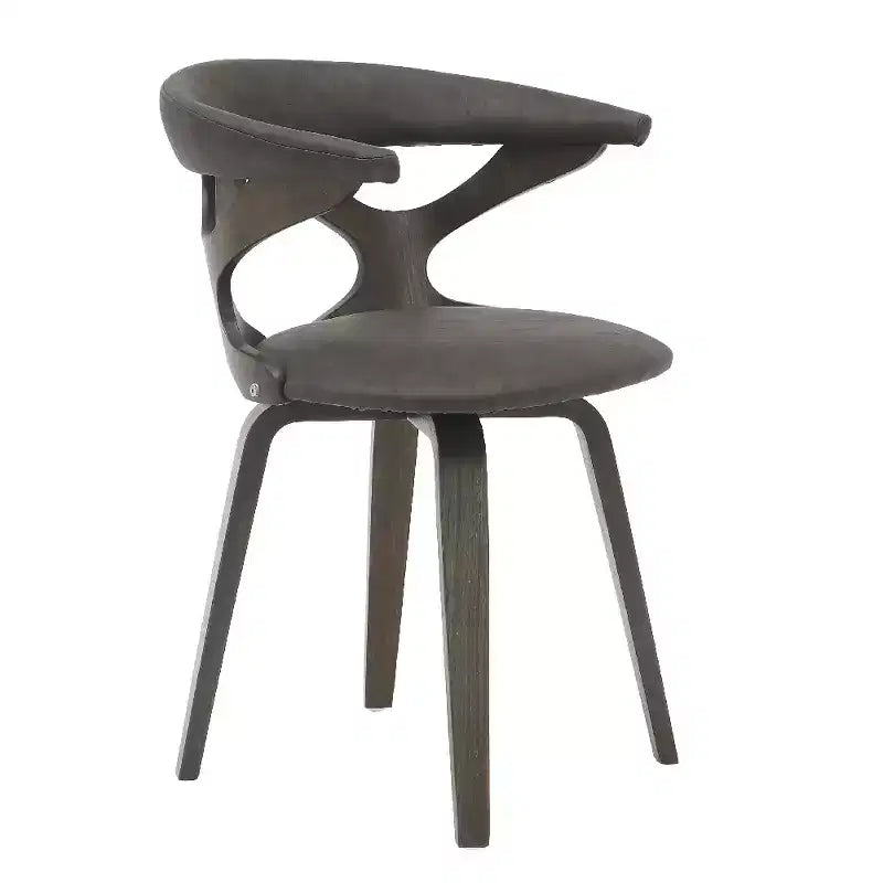 Chaise de salle à manger en cuir rembourrée avec cadre en bois massif, chaise d'appoint moderne pour la cuisine et la salle à manger