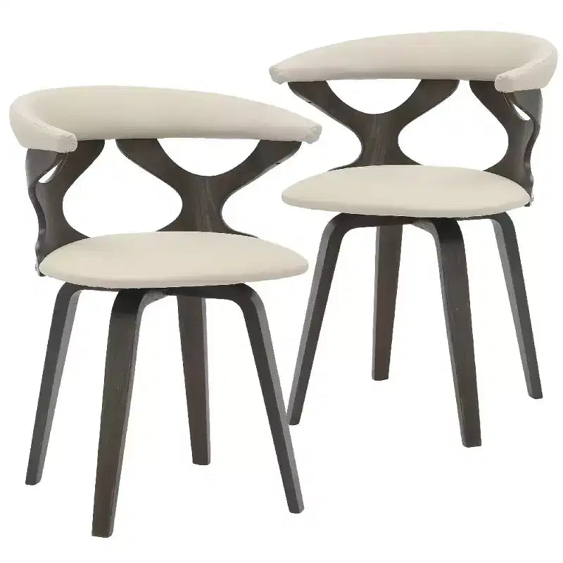 Chaise de salle à manger en cuir rembourrée avec cadre en bois massif, chaise d'appoint moderne pour la cuisine et la salle à manger
