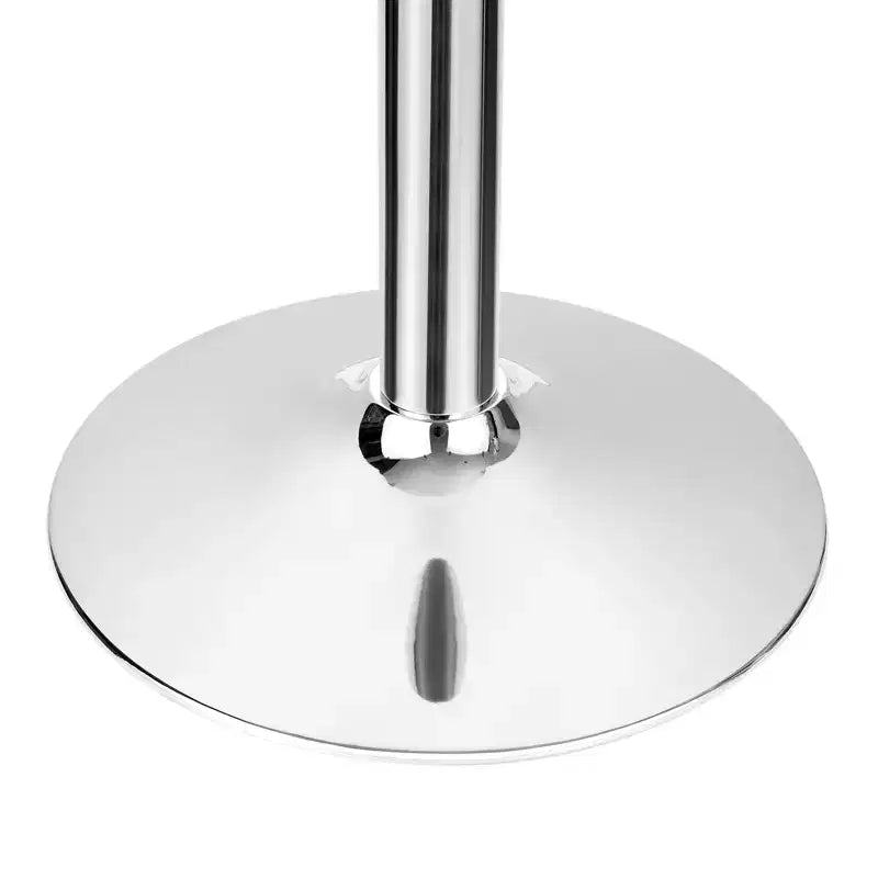Bekrvio 15.8'' Clear Acrylic C Shaped Side Table with Stainless Steel Base,Double-Layer Modern Small End Table for Couch, Nightstand in Living Room
