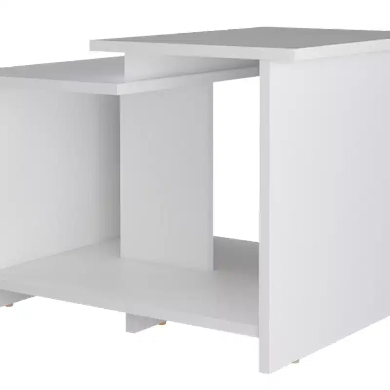 Okak 16.6 H Rectangle Modern Coffee Table with Open Lower Shelf for Home Office Storage for Living Room/Office, Space-Saving