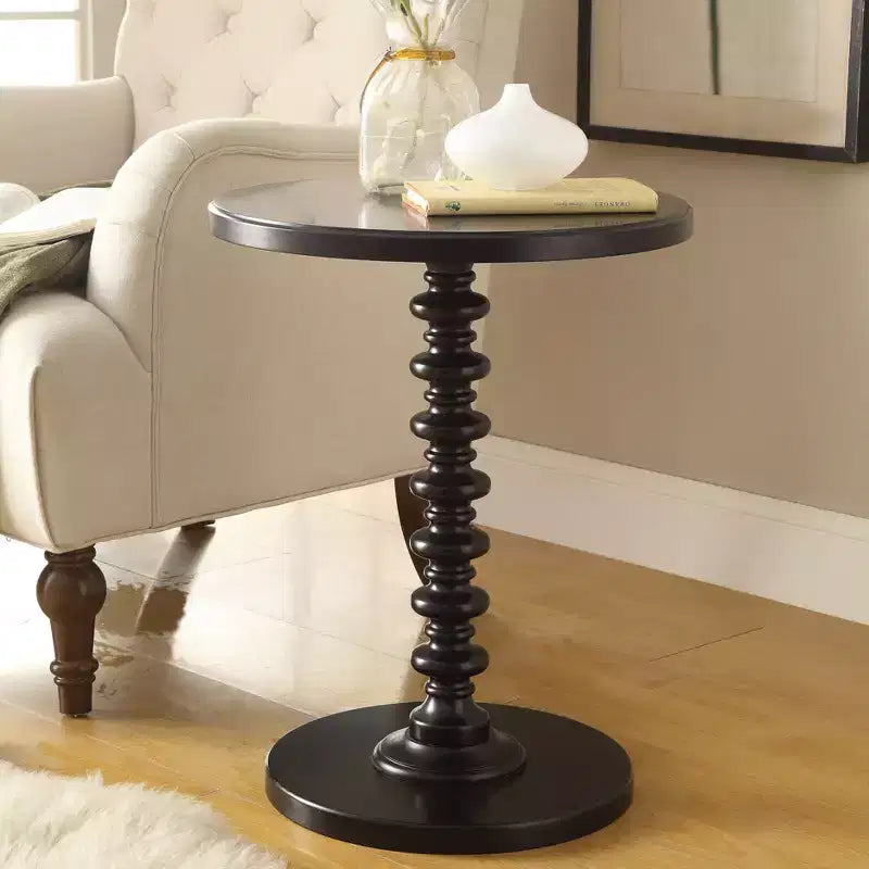 GDFStudio Renata Modern 22 Wood Round End Table