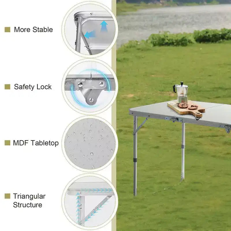 Karl Home Outdoor Camping Folding Table