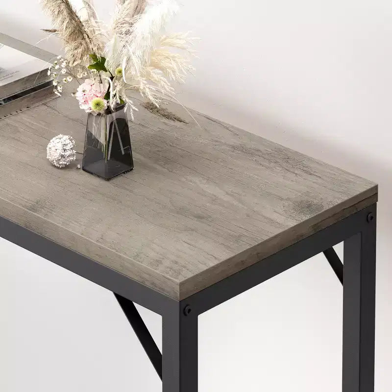 Narrow Console Table, 39.4 Small Entryway Table, Thin Sofa Side Display Table, for Hallway, Bedroom, Living Room, Foyer