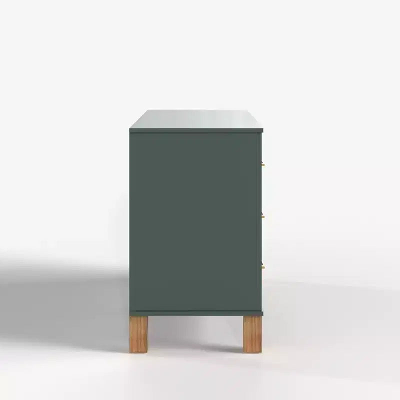 Commode à 6 tiroirs, meuble de rangement moderne du milieu du siècle