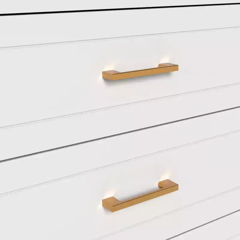 Commode à 6 tiroirs, meuble de rangement moderne du milieu du siècle