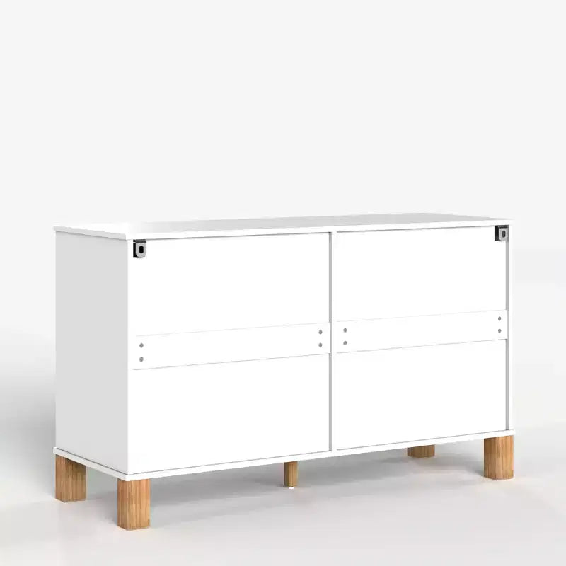 Commode à 6 tiroirs, meuble de rangement moderne du milieu du siècle