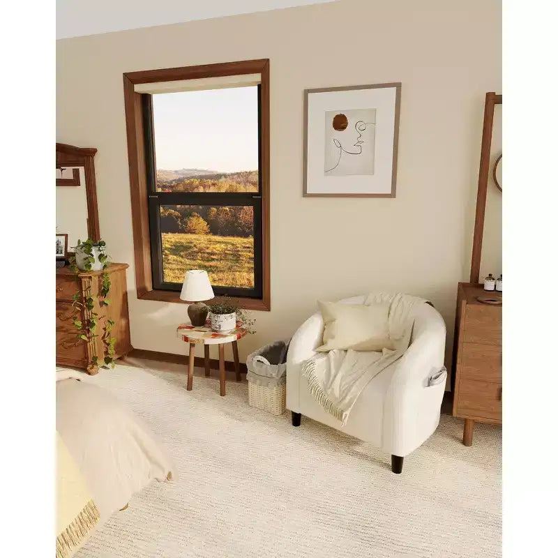 Fauteuils Fauteuils Crapaud Fauteuils Club Confortables avec Pieds Robustes pour Chambre Salon Salle d'Attente