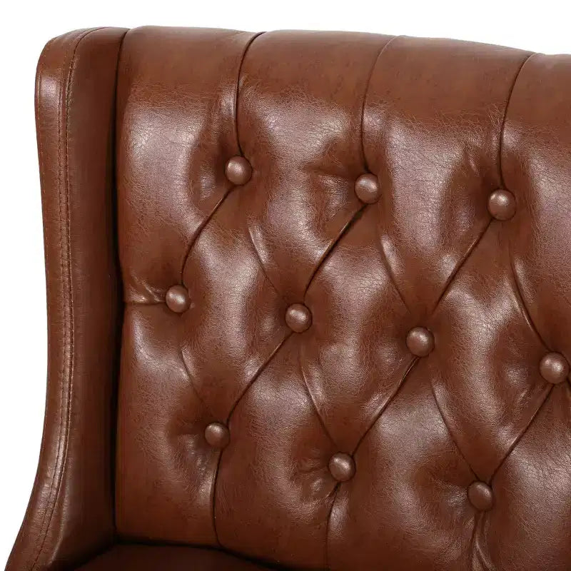 Lot de 2 tabourets de bar modernes de 76 cm avec dossier, tabourets de bar rembourrés avec repose-pieds en métal pour îlot de cuisine ou bar à domicile