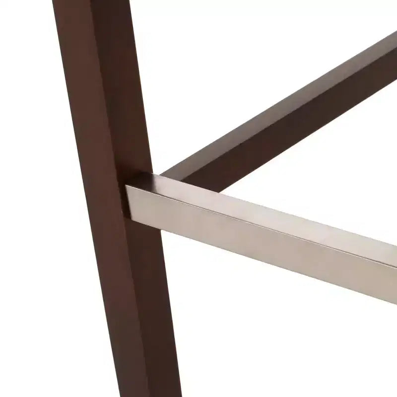 Lot de 2 tabourets de bar modernes de 76 cm avec dossier, tabourets de bar rembourrés avec repose-pieds en métal pour îlot de cuisine ou bar à domicile