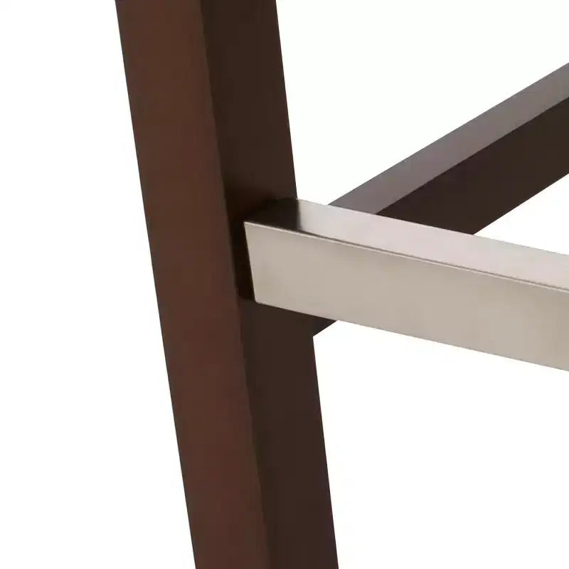Lot de 2 tabourets de bar modernes de 76 cm avec dossier, tabourets de bar rembourrés avec repose-pieds en métal pour îlot de cuisine ou bar à domicile