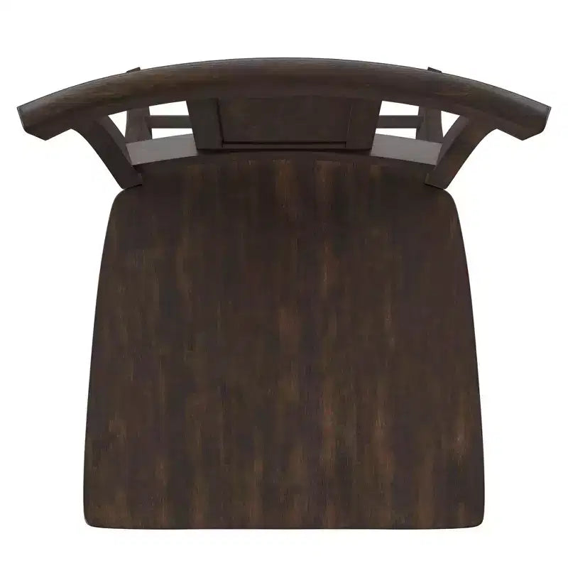 Tabourets de bar à dossier lambrissé - Lot de 2
