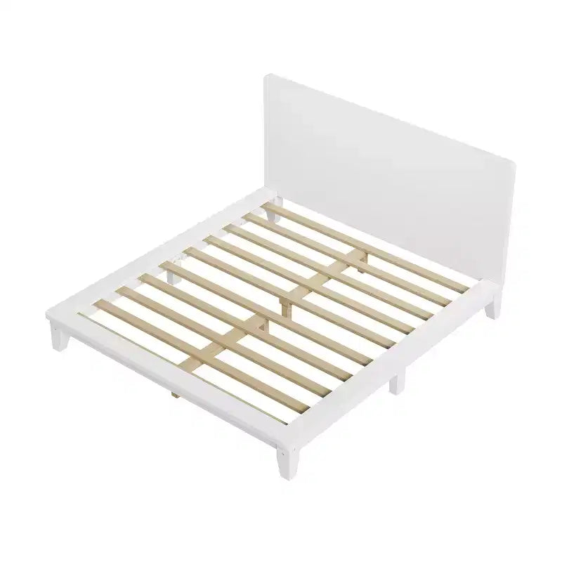 Luxystar Modern Full Size Platform Bed Frame with Headboard