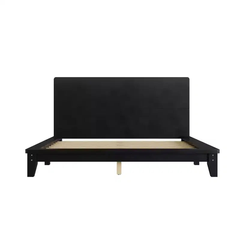Luxystar Modern Full Size Platform Bed Frame with Headboard