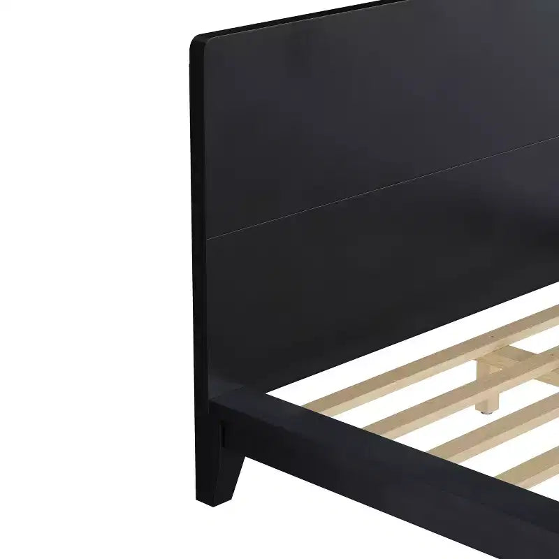 Luxystar Modern Full Size Platform Bed Frame with Headboard