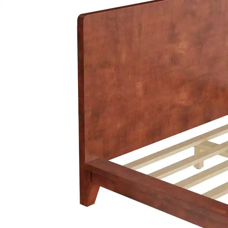 Luxystar Modern Full Size Platform Bed Frame with Headboard