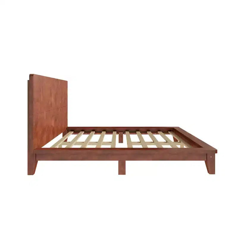 Luxystar Modern Full Size Platform Bed Frame with Headboard