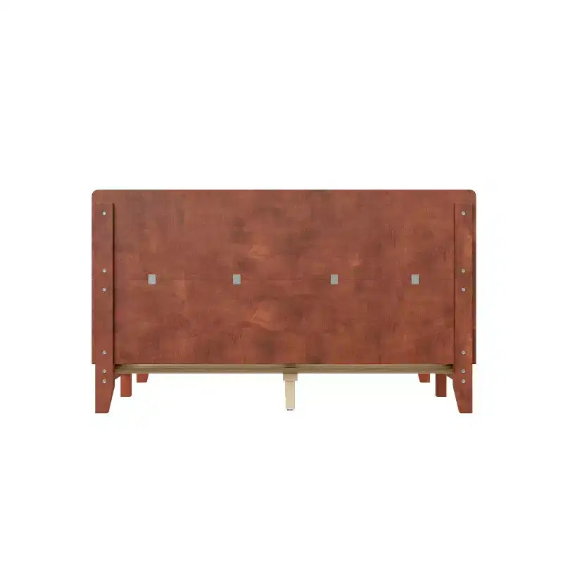 Luxystar Modern Full Size Platform Bed Frame with Headboard