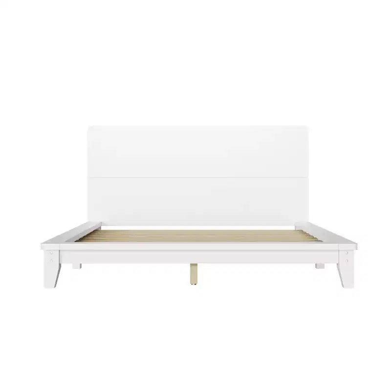Luxystar Modern Full Size Platform Bed Frame with Headboard
