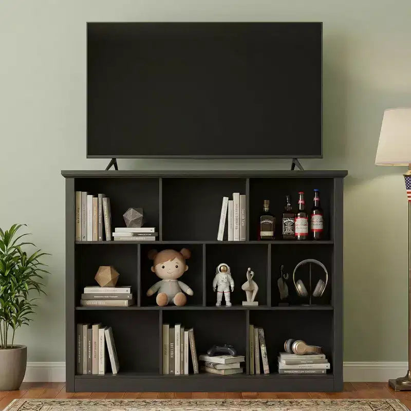 Besiost 10 Cubes Storage Bookshelf, Floor Standing Bookcase