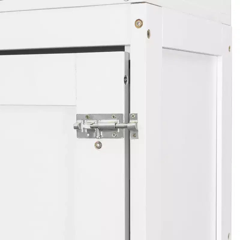 Luxystar Modern Queen Murphy Bed with 2 Cabinets for Living Room or Apartment