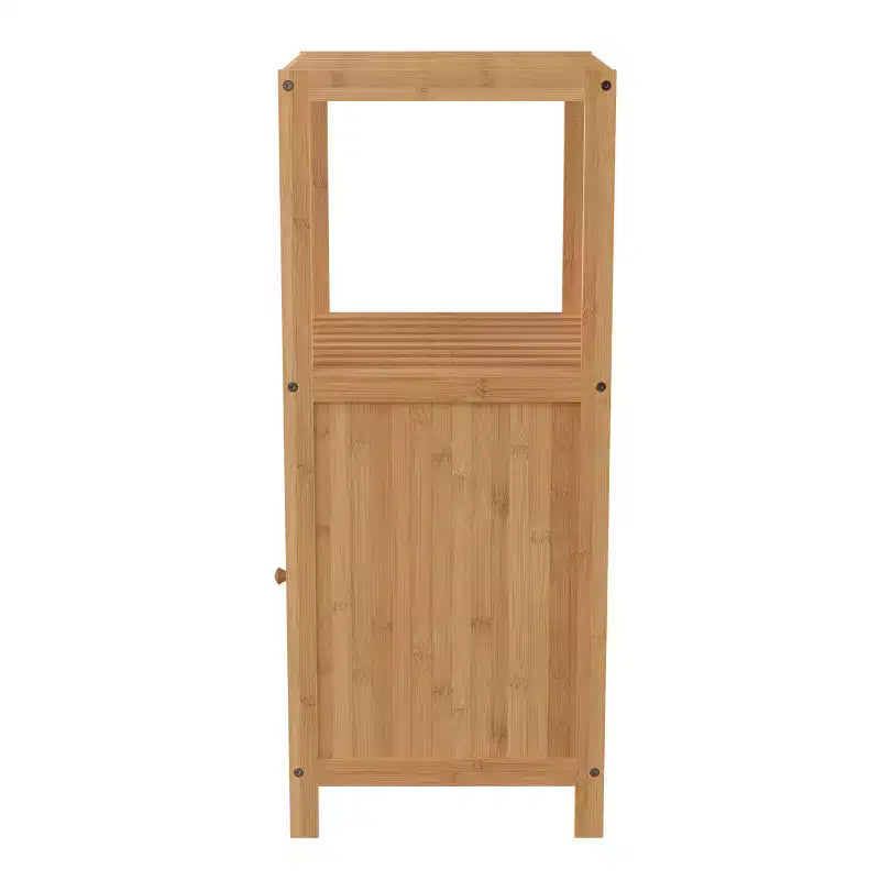 Meuble de rangement en bambou à 1 porte