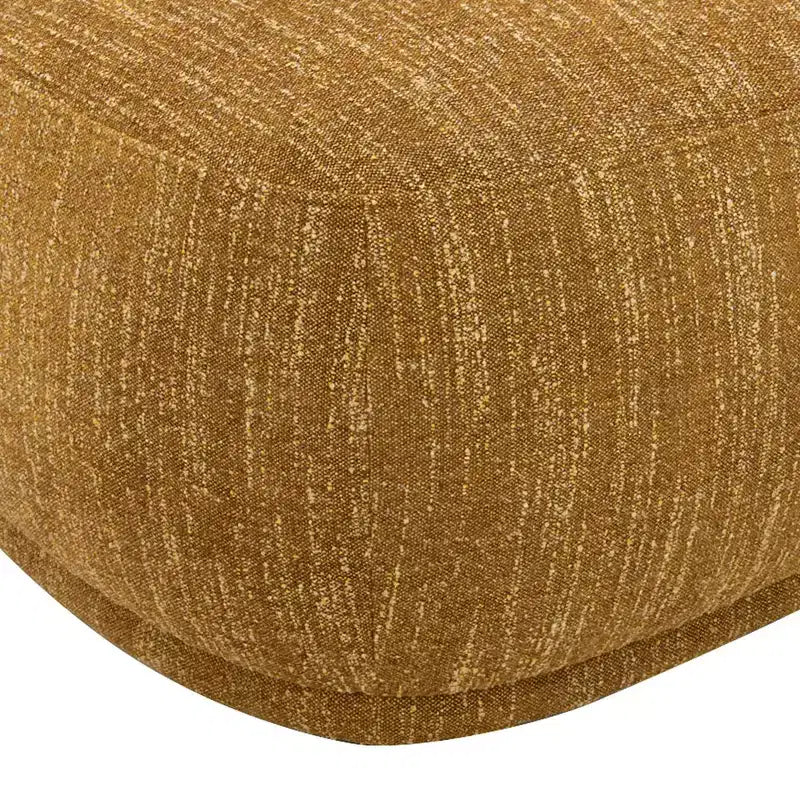 Pouf cocktail triangulaire arrondi de 44 pouces